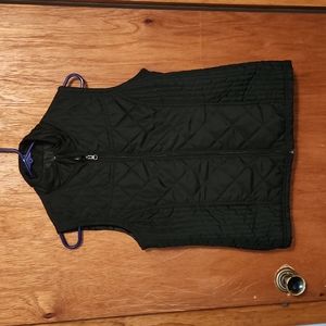Black outerwear vest